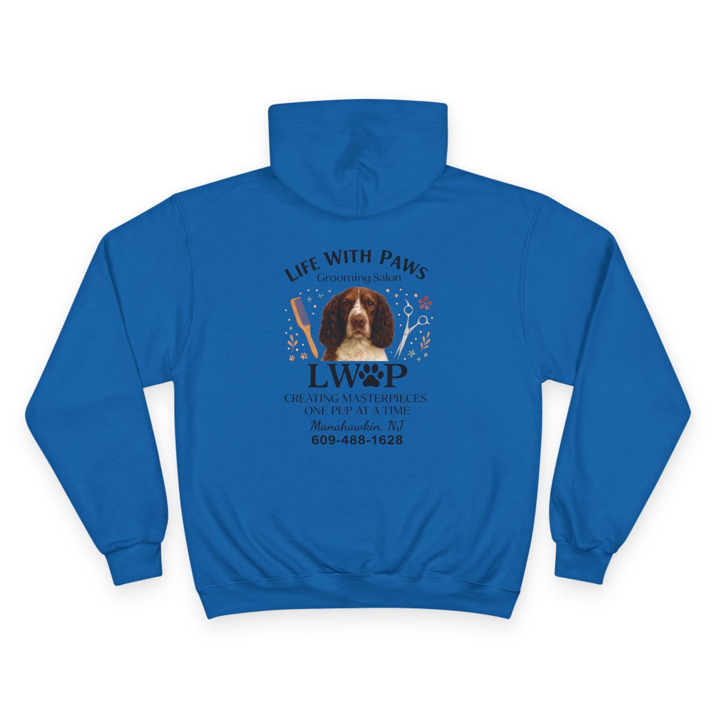 Springer Spaniel 'Rudy' Hoodie — Life With Paws Salon Dog Crewneck