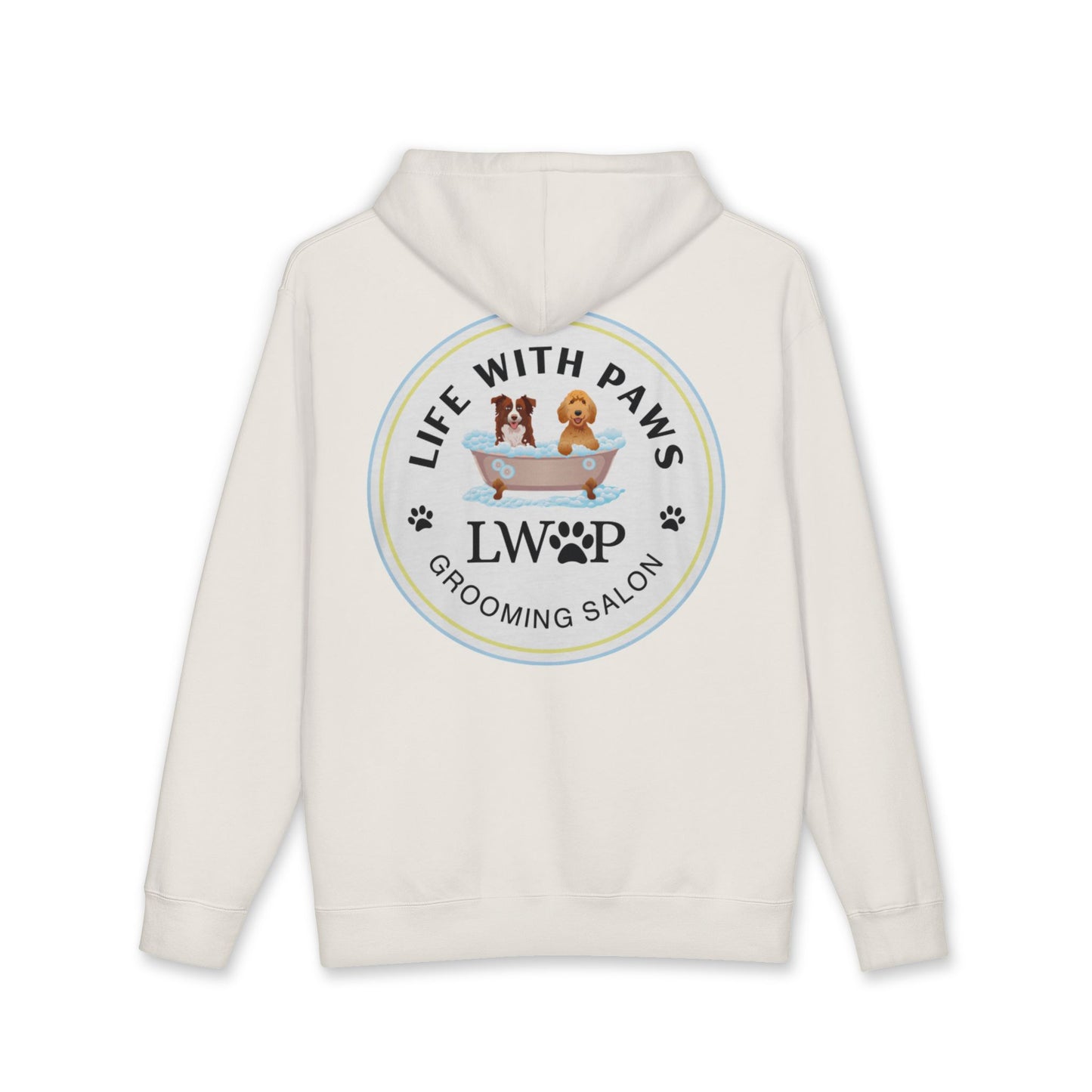 Life With Paws Grooming Hoodie — 'Life With Paws' Logo Pet Grooming Sweatshirt