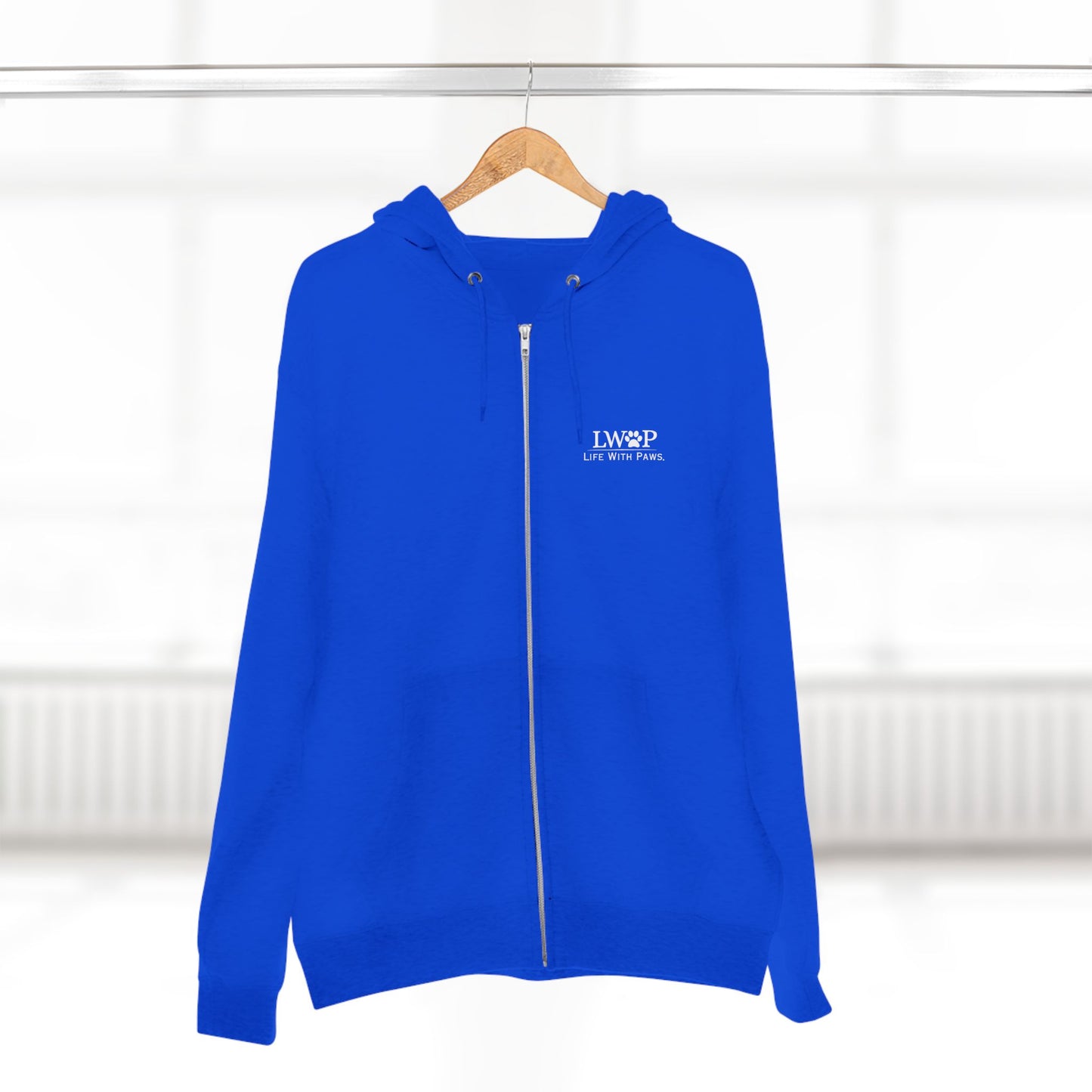 Life With Paws Zip Hoodie – Cozy Dog Grooming Zip-Up for Pet Lovers