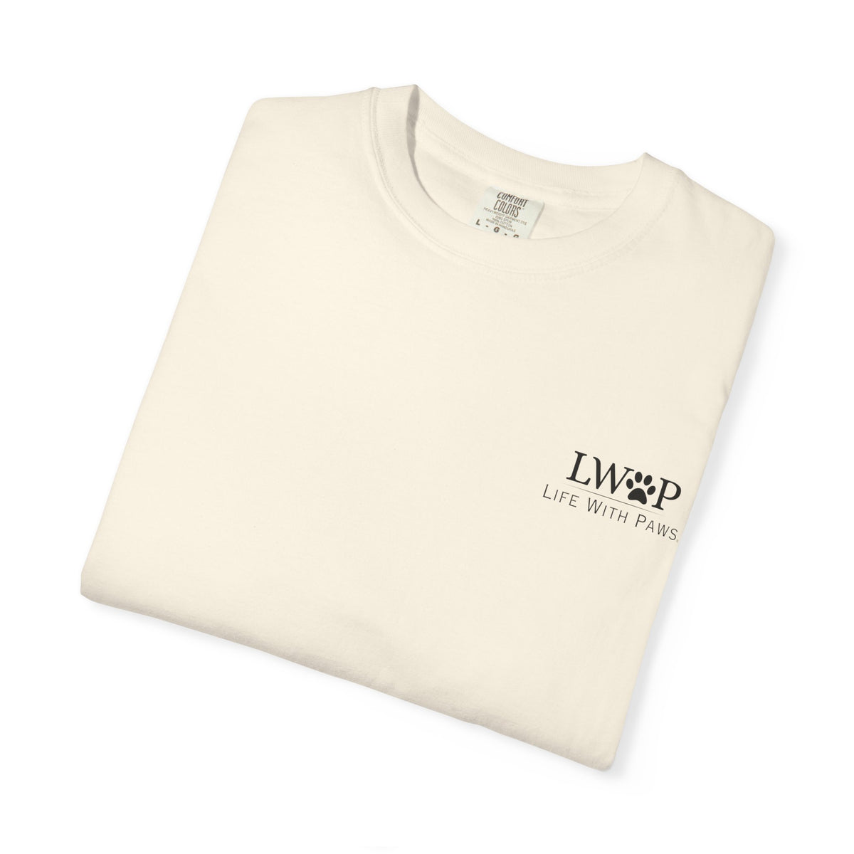 Life With Paws Grooming Salon T-Shirt — Logo Tee with Manahawkin NJ & Phone Number