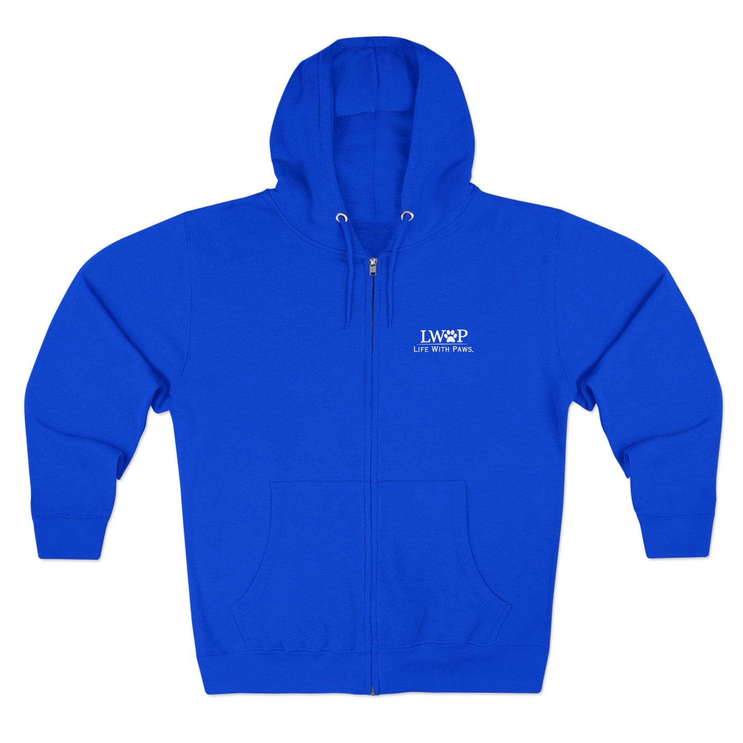 Life With Paws Zip Hoodie – Cozy Dog Grooming Zip-Up for Pet Lovers