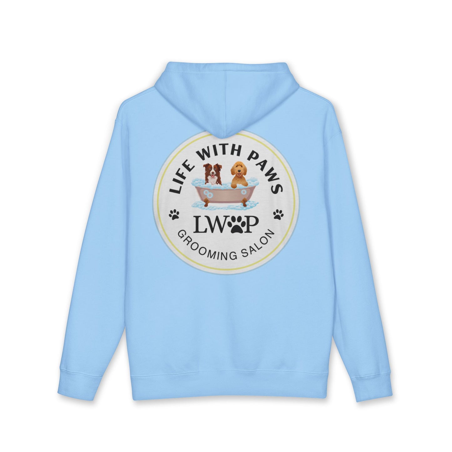 Life With Paws Grooming Hoodie — 'Life With Paws' Logo Pet Grooming Sweatshirt
