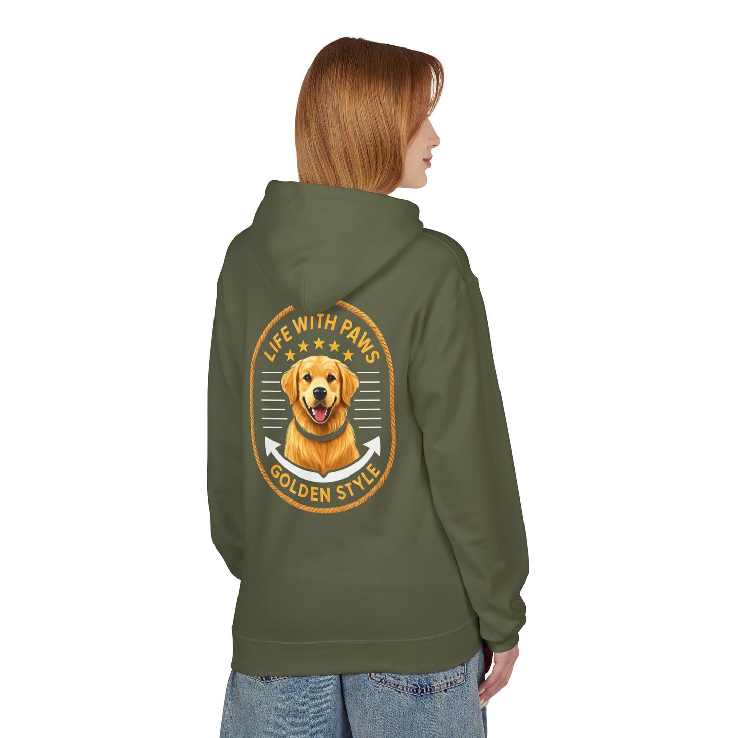L.W.P  Golden Retriever Hoodie — Dog Lover Pet Parent Pullover