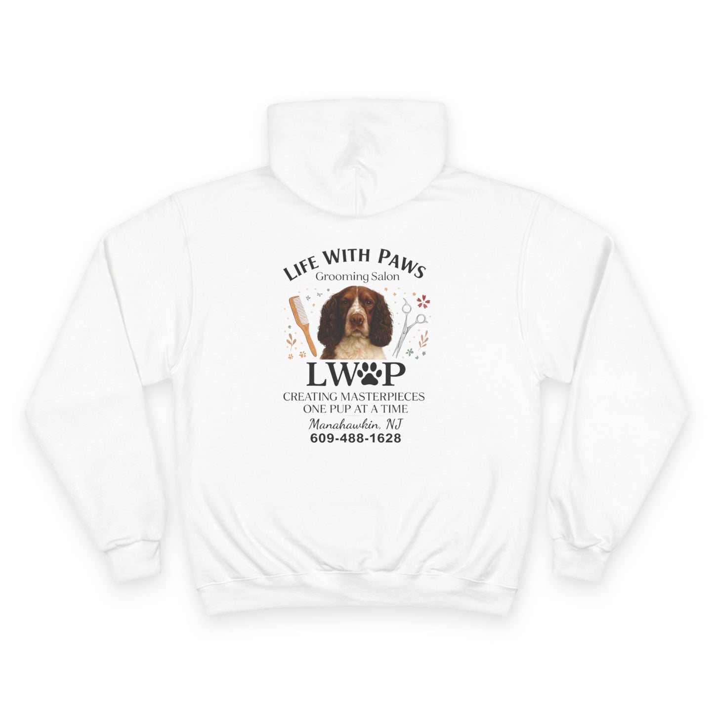 Springer Spaniel 'Rudy' Hoodie — Life With Paws Salon Dog Crewneck