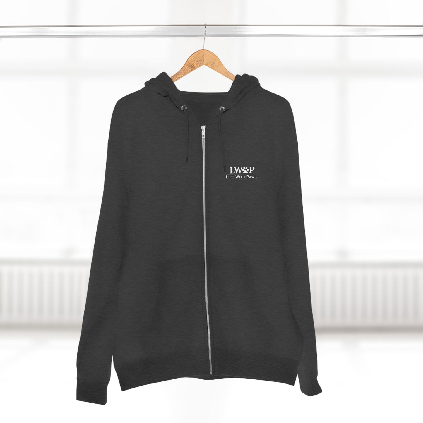 Life With Paws Zip Hoodie – Cozy Dog Grooming Zip-Up for Pet Lovers