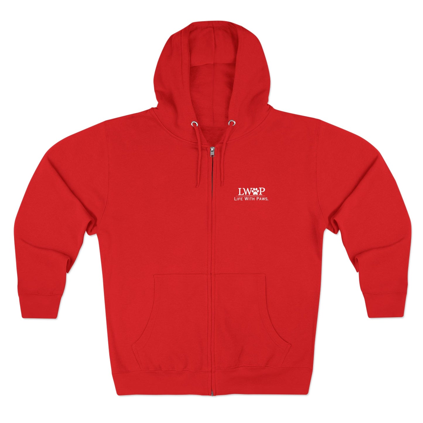 Life With Paws Zip Hoodie – Cozy Dog Grooming Zip-Up for Pet Lovers