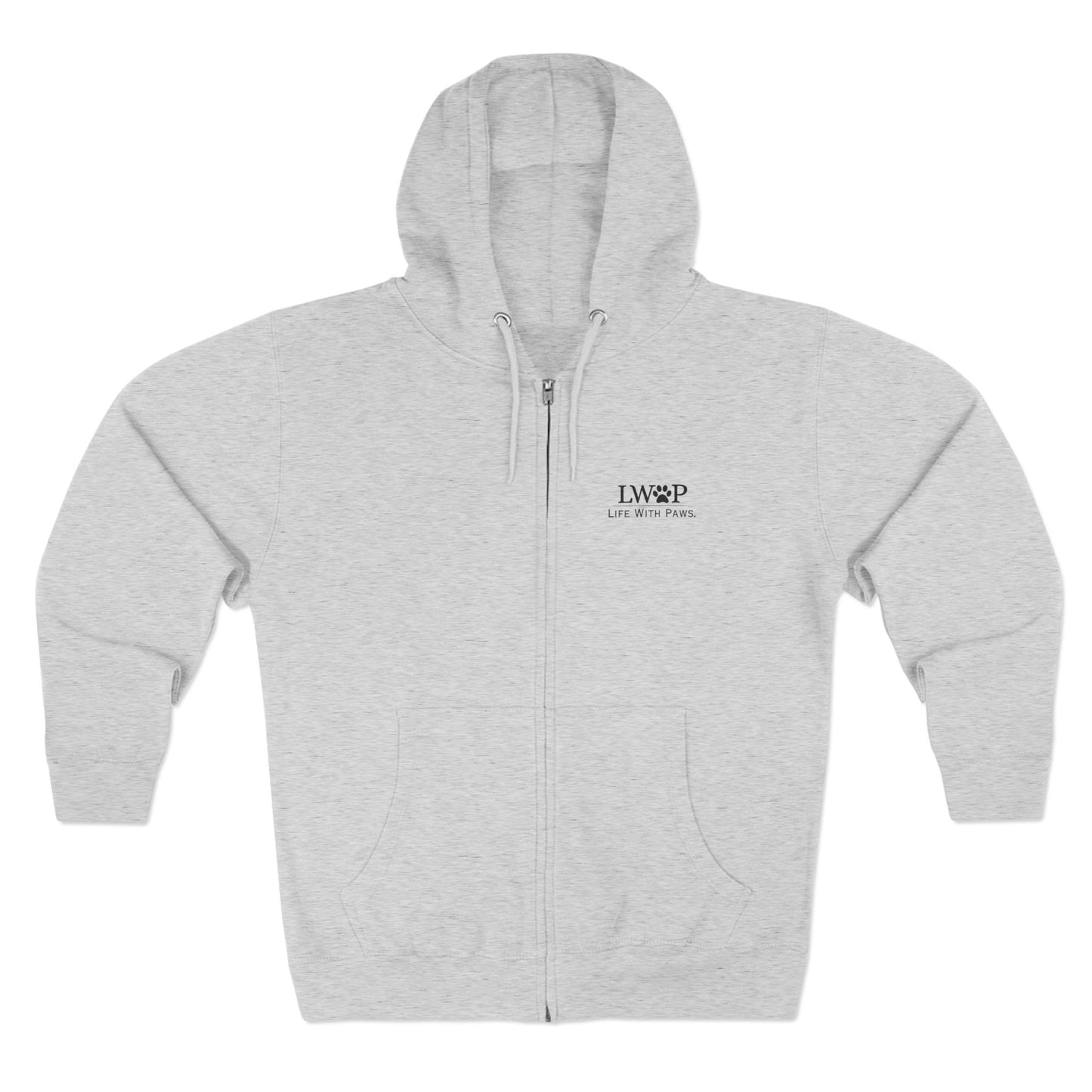 Life With Paws Zip Hoodie – Cozy Dog Grooming Zip-Up for Pet Lovers