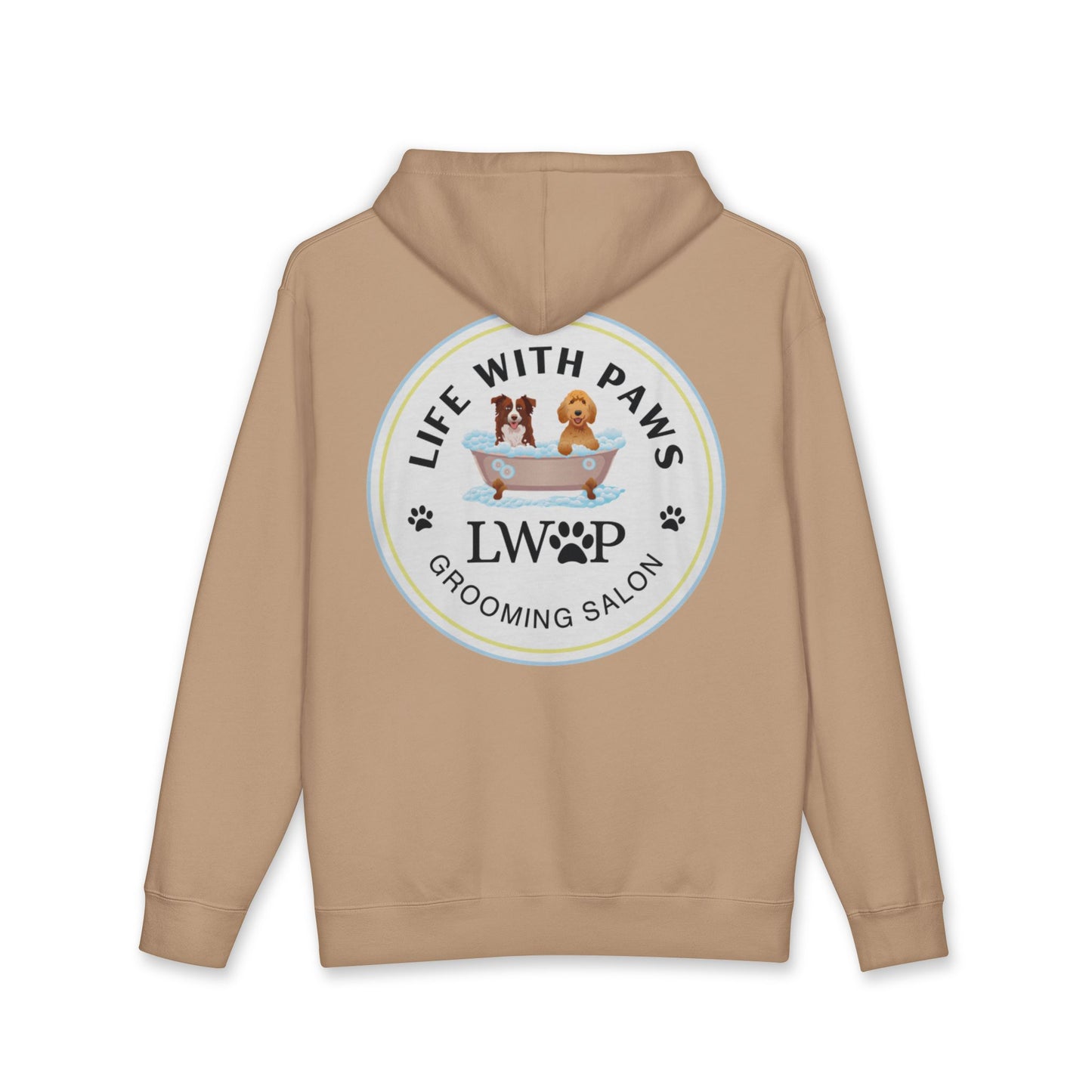 Life With Paws Grooming Hoodie — 'Life With Paws' Logo Pet Grooming Sweatshirt