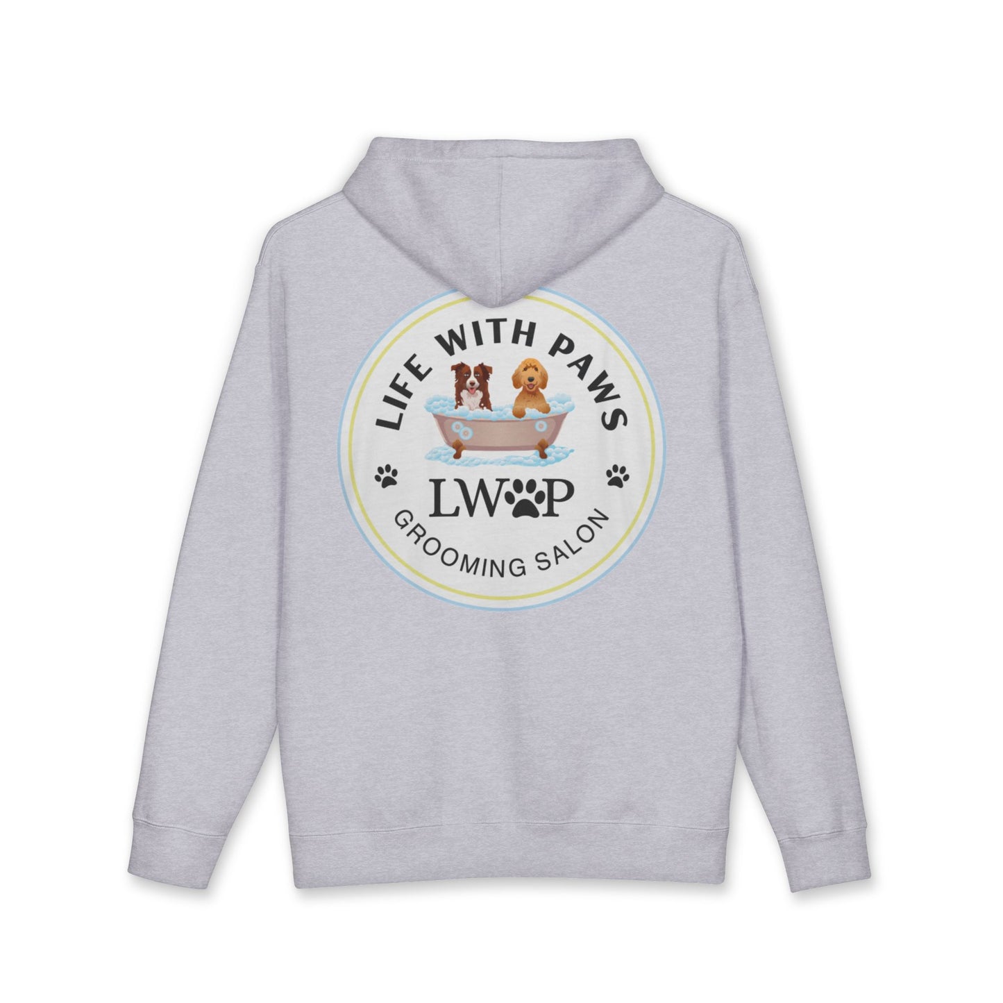 Life With Paws Grooming Hoodie — 'Life With Paws' Logo Pet Grooming Sweatshirt