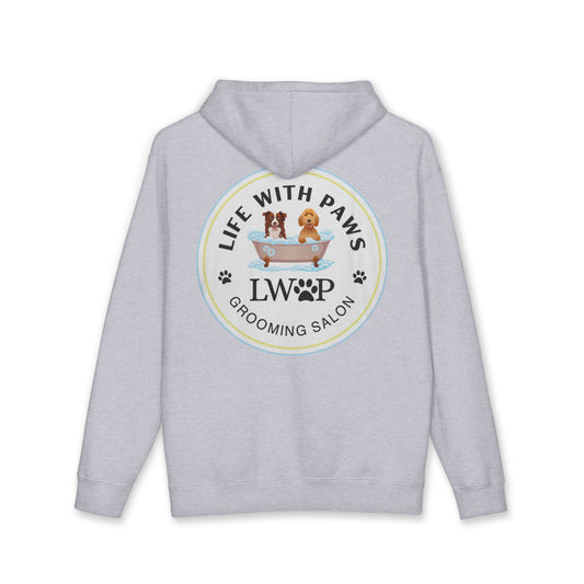 Life With Paws Grooming Hoodie — 'Life With Paws' Logo Pet Grooming Sweatshirt