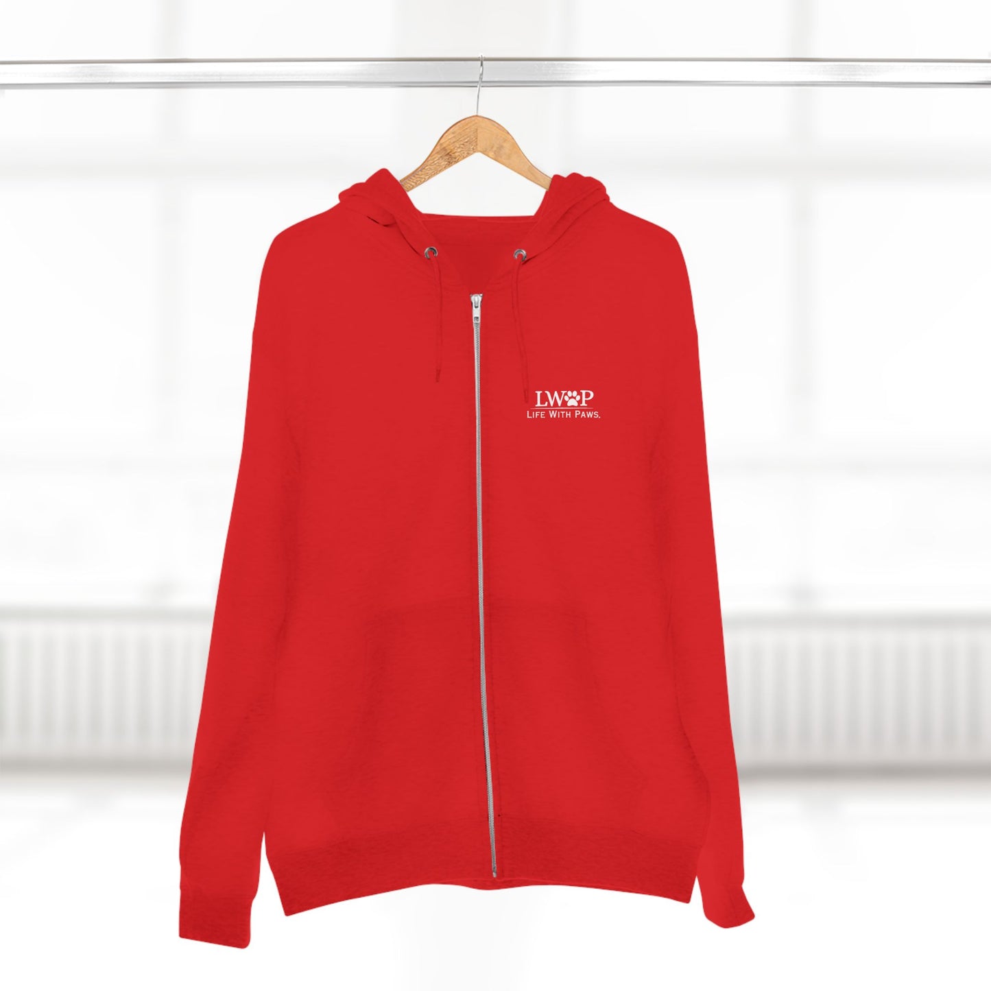 Life With Paws Zip Hoodie – Cozy Dog Grooming Zip-Up for Pet Lovers