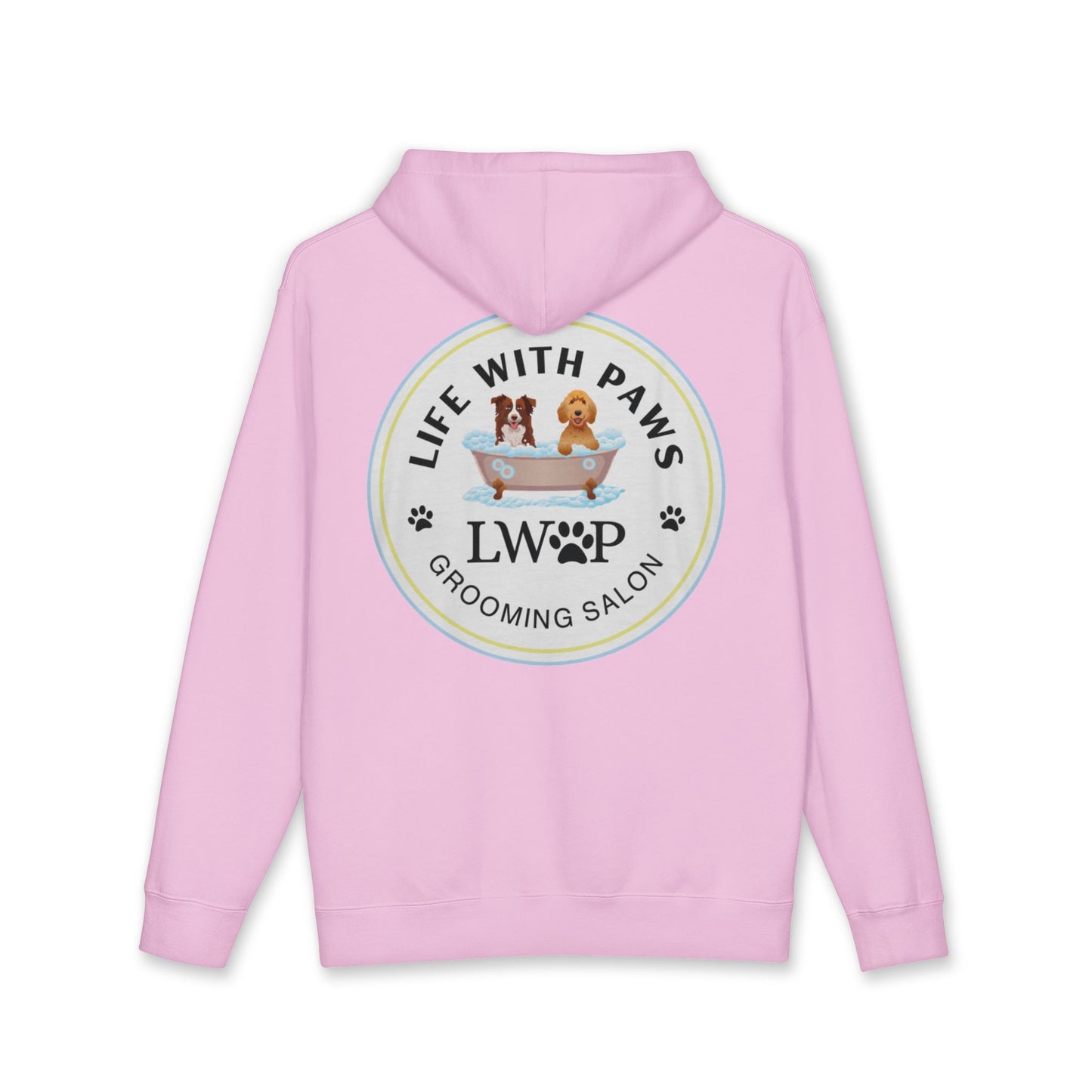 Life With Paws Grooming Hoodie — 'Life With Paws' Logo Pet Grooming Sweatshirt