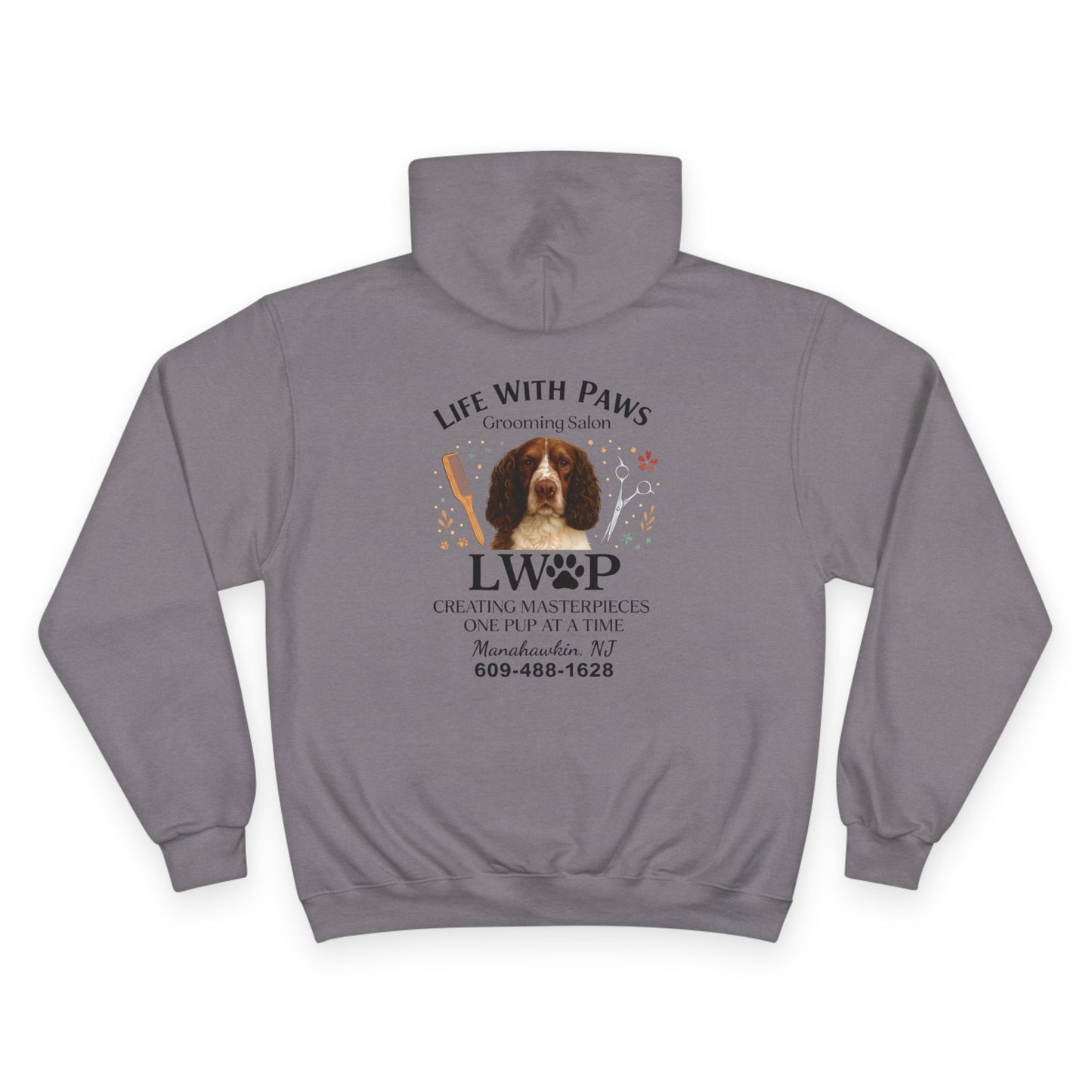 Springer Spaniel 'Rudy' Hoodie — Life With Paws Salon Dog Crewneck