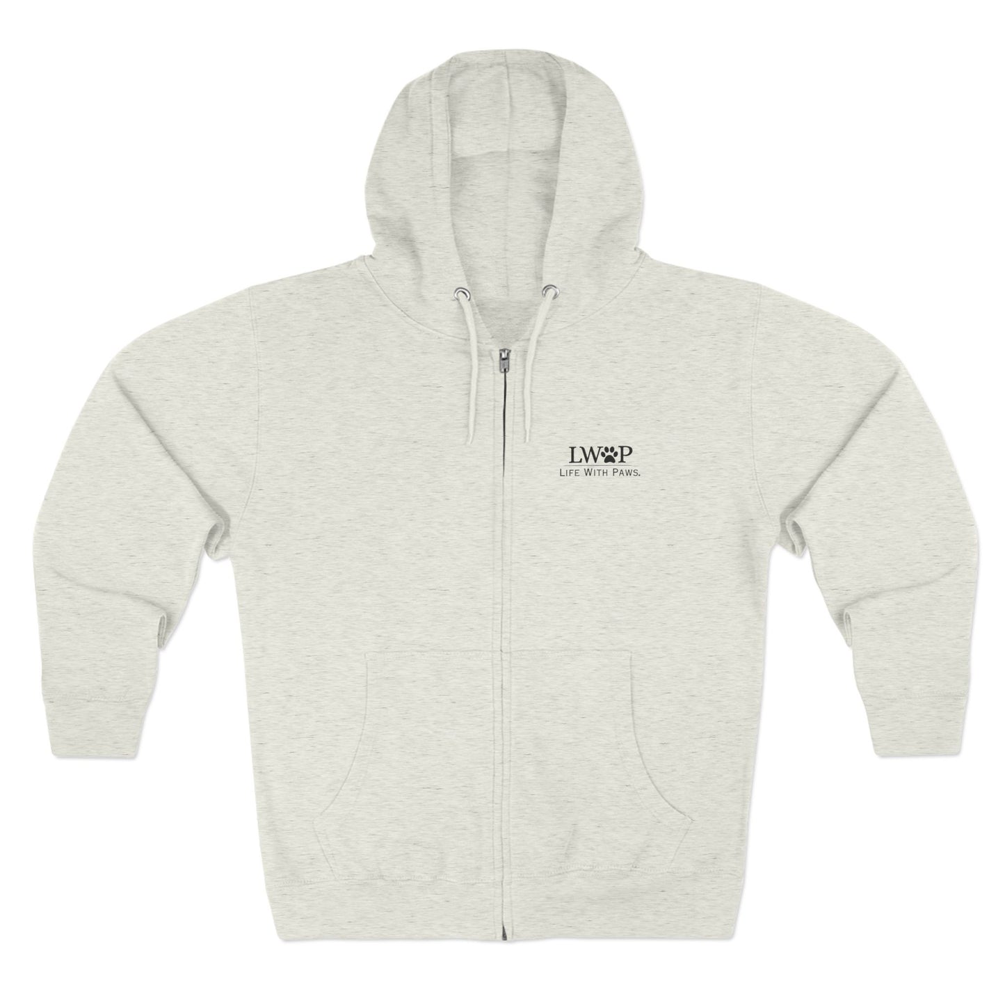 Life With Paws Zip Hoodie – Cozy Dog Grooming Zip-Up for Pet Lovers