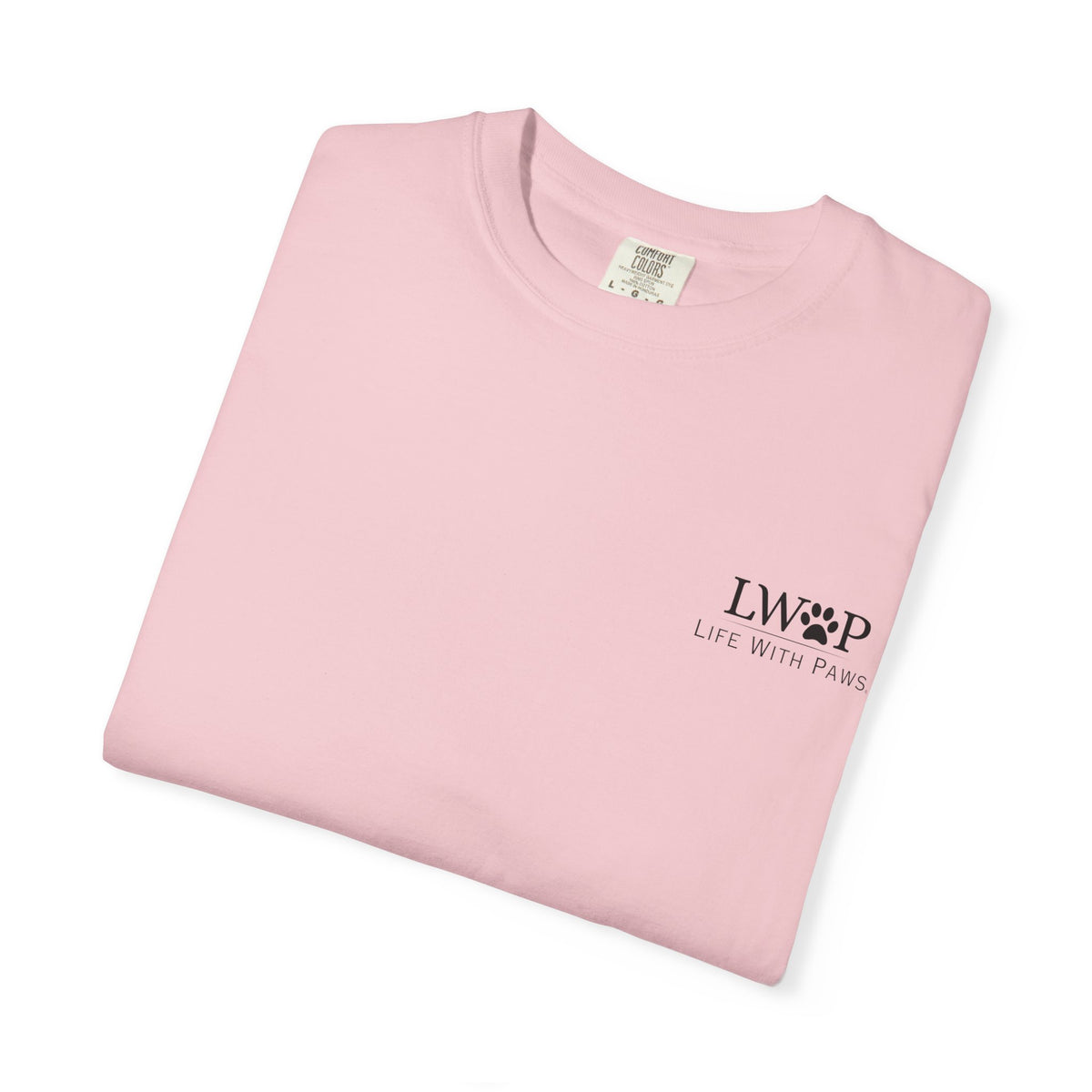Life With Paws Grooming Salon T-Shirt — Logo Tee with Manahawkin NJ & Phone Number